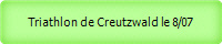 Triathlon de Creutzwald le 8/07